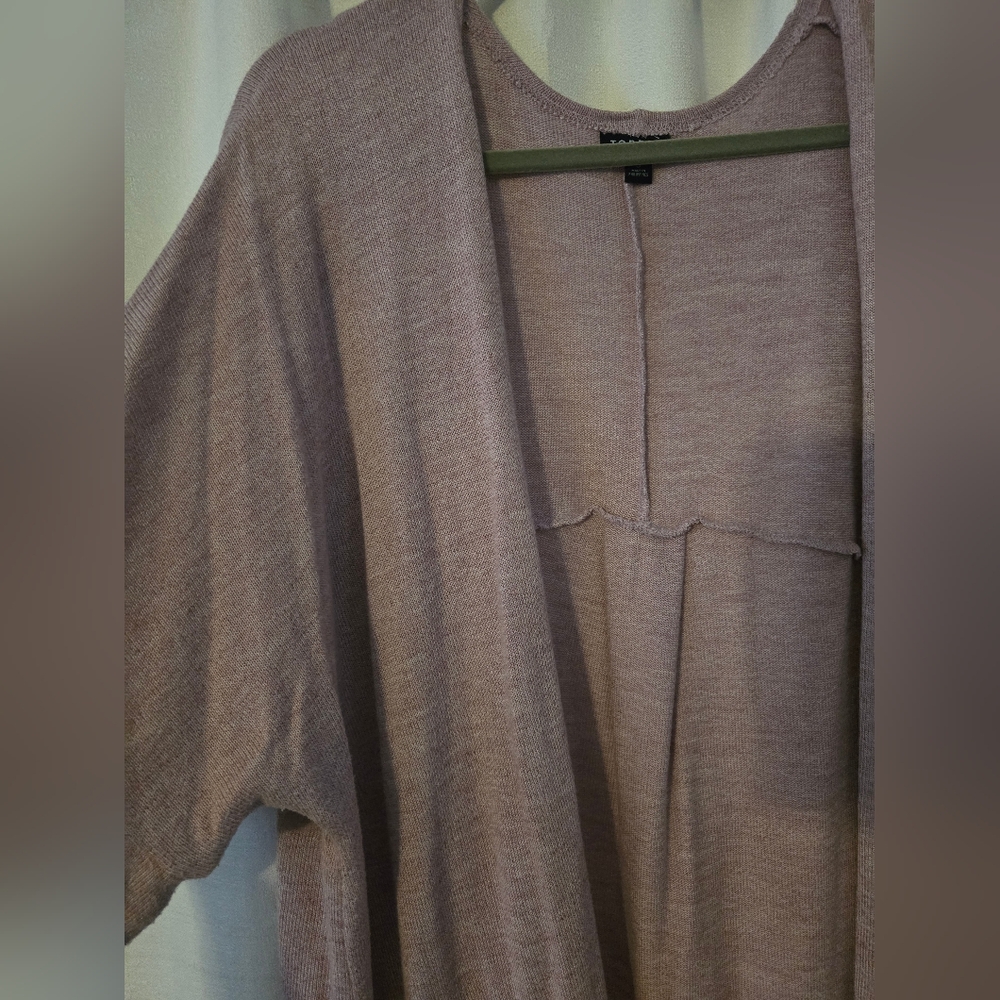 Torrid Lavender Knit Cardigan Size 3 - Picture 2 of 5